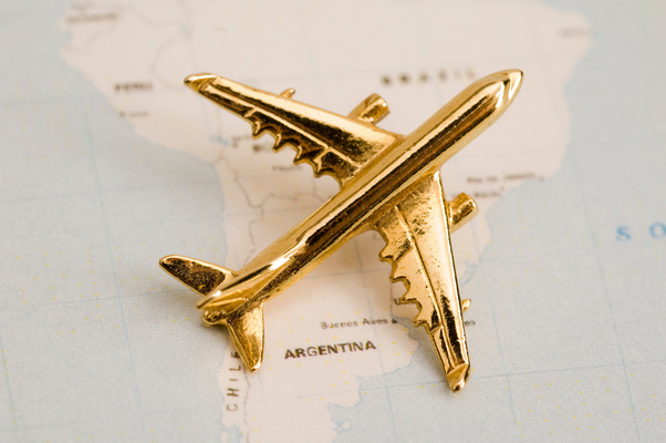 Plane Over South America